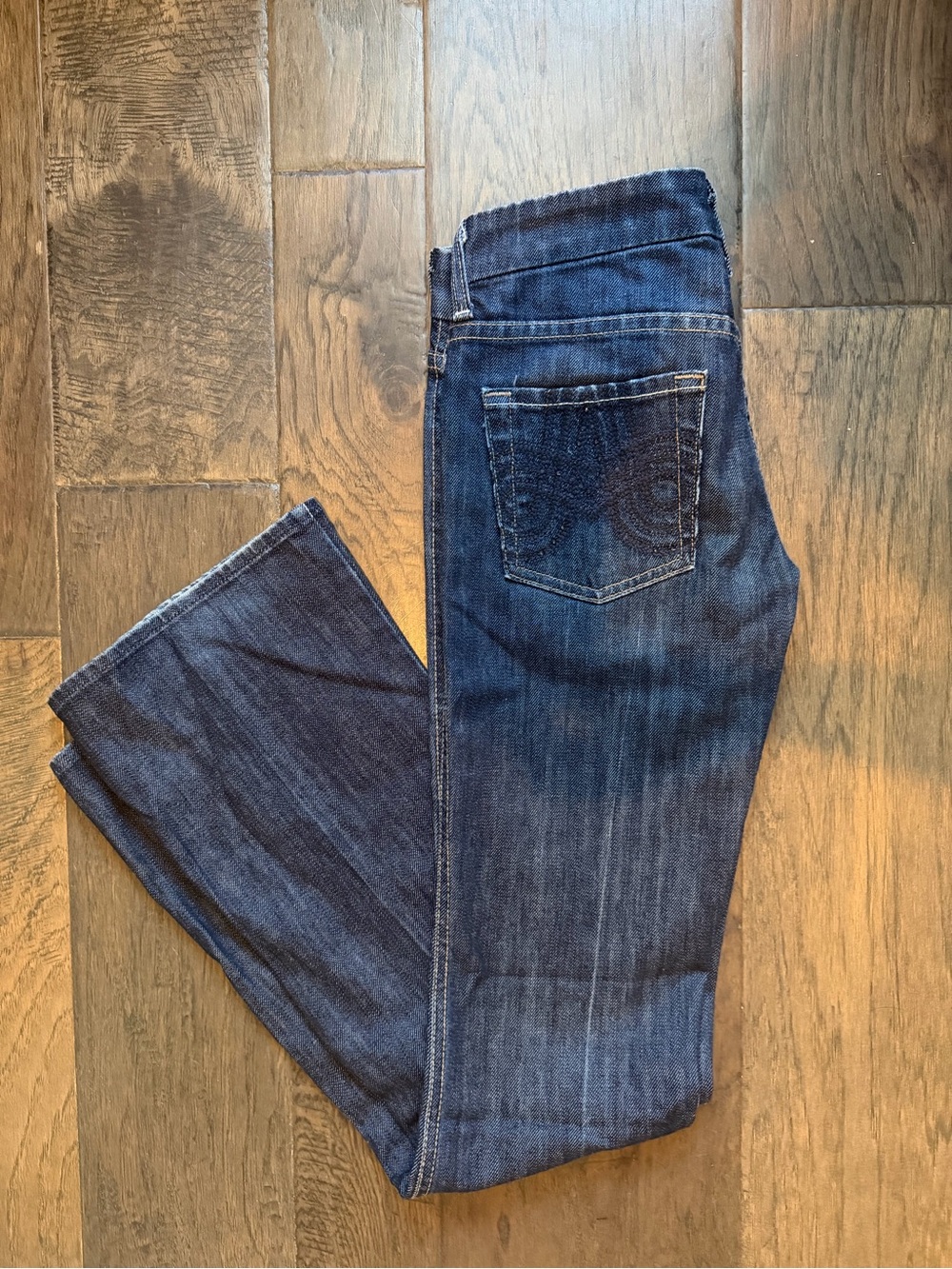 7 For All Mankind Dark Indigo Bootcut Jeans